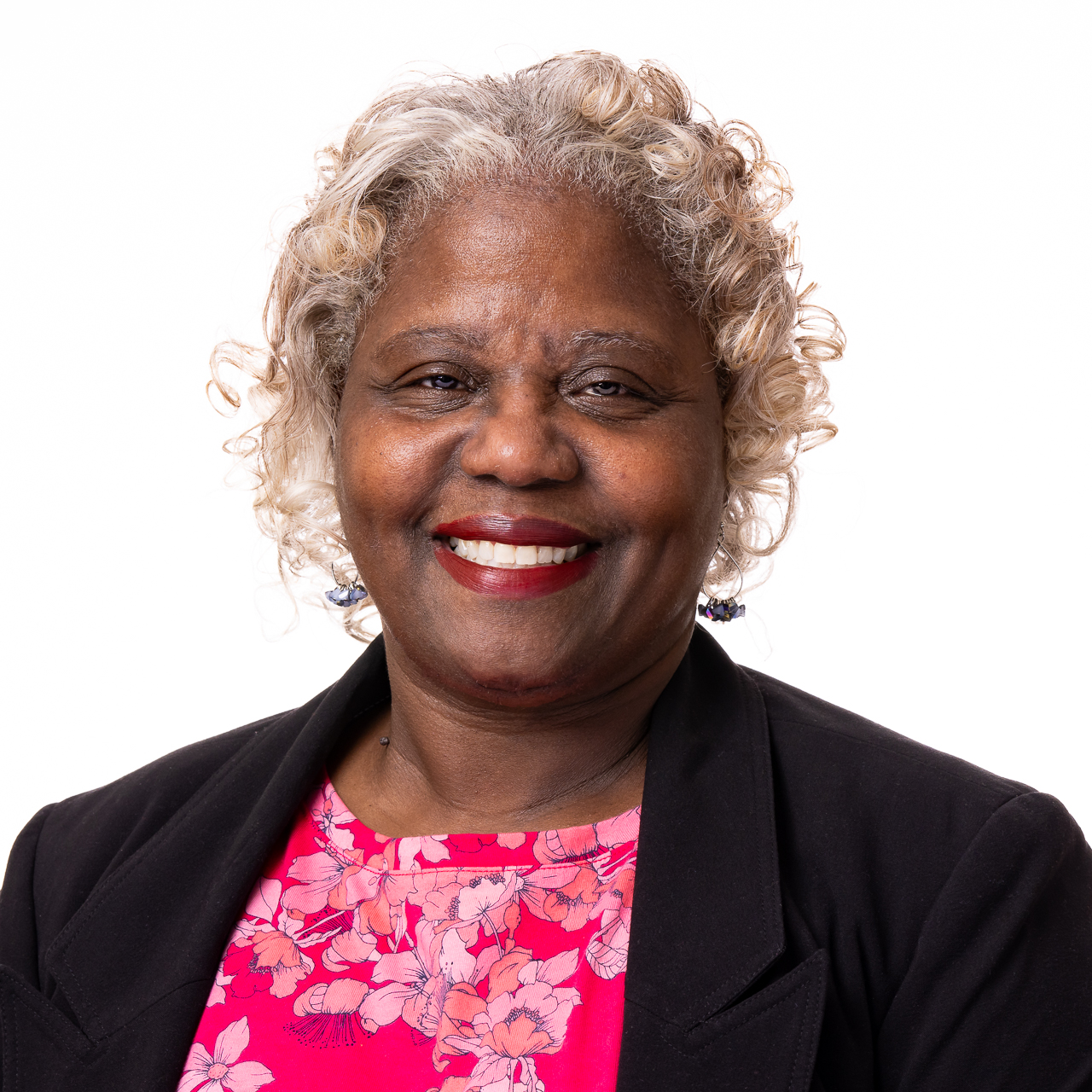 Professional portrait of Cornelia Frazier.